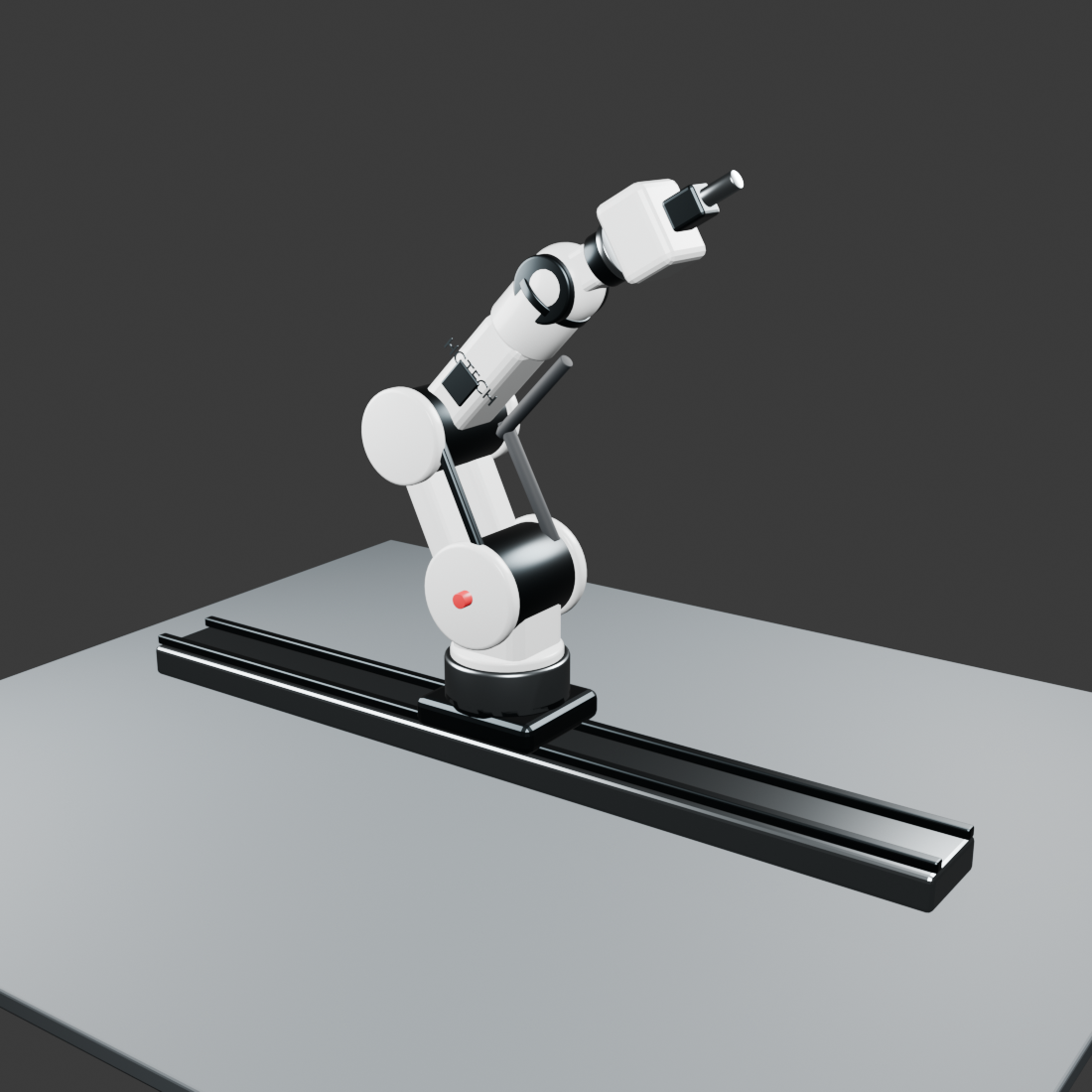 机械臂模型回放画面